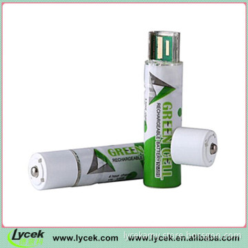 2015 best electronic usb battery with LED Indicator AA rechargeable battery